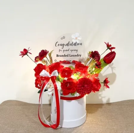 Bloom Box Akrilik Ucapan Grand Opening Coblong