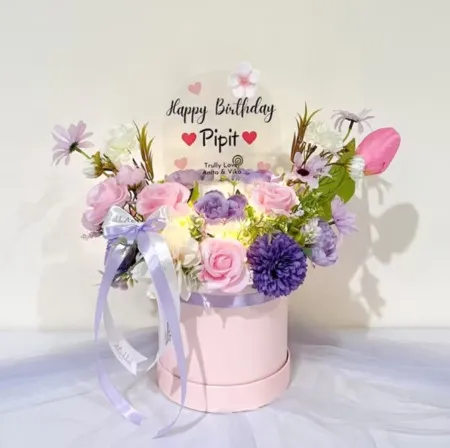 Bloom Box Akrilik Ucapan Ulang Tahun Coblong